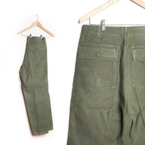 Vintage OG 107 Type 1 Green Military Pants